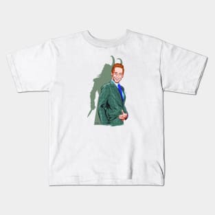 Tom Hiddleston - An illustration by Paul Cemmick Kids T-Shirt